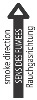 Rauchgasströmungsrichtung – Muffenorientierung