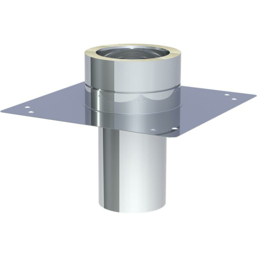 Jeremias DW ECO 2.0 Grundplatte für Kaminerhöhung (mit  rundem Einschub l=250mm) max. Aufbauhöhe ab Grundp. 1,5m DN 250mm